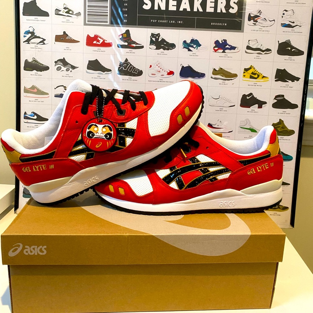 ASICS Gey Lyte III Classic Red/Black